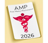 SC ® - Sticker/Autocollant - Vignette Caducée 2026 - AMP Rose - Aide Médico Psychologique - Type de Pose Vitrophanie* (S'applique sur Le Pare-Brise à l'intérieur du véhicule)