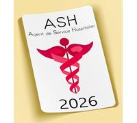 SC ® - Sticker/Autocollant - Vignette Caducée 2026 - Ash Rose - Agent Service Hospitalier - Type de Pose Vitrophanie* (S'applique sur Le Pare-Brise à l'intérieur du véhicule)