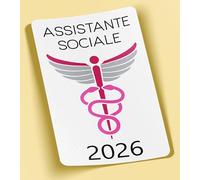 SC ® - Sticker/Autocollant - Vignette Caducée 2026 - Assistante Sociale - Type de Pose Vitrophanie* (S'applique sur Le Pare-Brise à l'intérieur du véhicule)