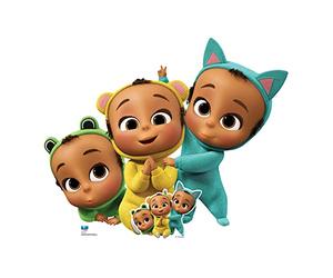 SC4038 Triplets Boss Baby Fred (Bleu), Rick (Jaune) et Frederick (Vert)
