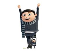 SC4088 Lot de 2 décorations en Carton Motif Minions de Young Gru