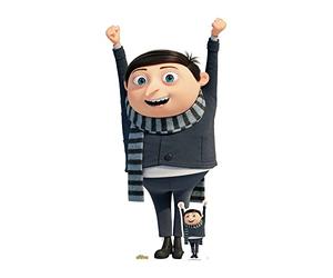 SC4088 Lot de 2 décorations en Carton Motif Minions de Young Gru