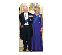 SC4336 King Charles Stand in - British Royal Family - Silhouette en Carton Grandeur Nature - Décoration de couronnement King Charles III - Impression de qualité Professionnelle