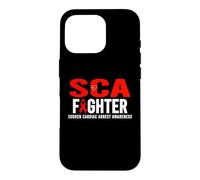SCA Awareness Fighter - Sensibilisation à l'arrêt Cardiaque soudain Coque pour iPhone 16 Pro