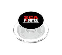 SCA Awareness Fighter - Sensibilisation à l'arrêt Cardiaque soudain PopSockets PopGrip pour MagSafe