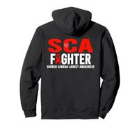SCA Awareness Fighter - Sensibilisation à l'arrêt Cardiaque soudain Sweat à Capuche