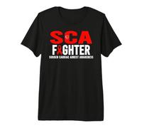 SCA Awareness Fighter - Sensibilisation à l'arrêt Cardiaque soudain T-Shirt Haut de Gamme