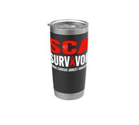 SCA Chemise de sensibilisation à l'arrêt cardiaque soudain Gobelet isotherme en acier inoxydable double paroi