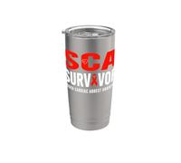 SCA Chemise de sensibilisation à l'arrêt cardiaque soudain Gobelet isotherme en acier inoxydable double paroi