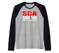 SCA Chemise de Sensibilisation à l'arrêt Cardiaque soudain Manche Raglan