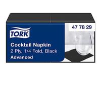 Tork Advanced Cocktail - serviette - Dimension 23.8 x 24 cm - jetable G