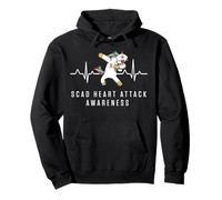 Scad Survivant Crise Cardiaque Licorne Beat Warrior Sensibilisation Sweat à Capuche