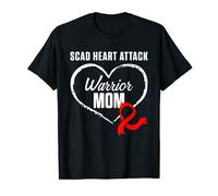 SCAD Survivante d'une crise cardiaque Mère Guerrière Sensibilisation T-Shirt