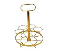 Scaffio di stoccaggio, rastrelliere di birra, 6 bottiglie frigorifero slip, Cesto per le mani del vino, supporto per il display per ristoranti, discoteche, feste da ballo