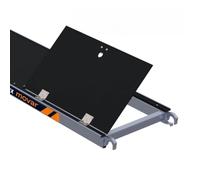 Scafom-Rux Movar Fibre Plate-forme avec trappe 3,05 m | Largeur 0,61 m | Plateforme en fibre avec trappe 3,05 m | 0,61 m de large | passage intégré | changement de niveau sûr | Movar