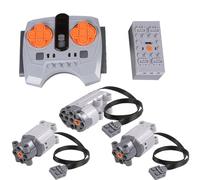 Scakbyer Kit Technic de 5 fonctions techniques compatible avec les voitures Technic, avec 1 télécommande APP, 1 boîte de batterie au lithium, 1 moteur Steering, 2 moteurs L pour Enfant, Teen