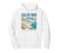 Scala Dei Turchi Sicile Italie Vintage Italian Heritage Sweat à Capuche