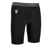 Scaldamuscoli Bermuda Macron OAK Short Undershort D'Entraînement Élastiqué Noir