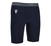 Scaldamuscoli Bermuda Macron Oak Short Undershort Entraînement Élastique Bleu