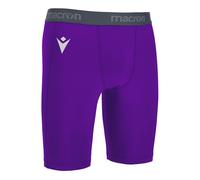 Scaldamuscoli Bermuda Macron OAK Short Undershort Entraînement Élastique Violet