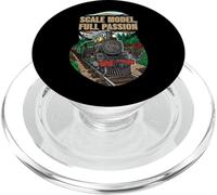 Scale Model Full Passion Vintage Steam Train Hobby PopSockets PopGrip pour MagSafe