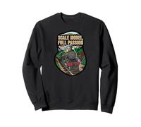 Scale Model Full Passion Vintage Steam Train Hobby Sweatshirt