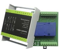 scaleo systems Relais de sécurité avec diode de protection contre les polarités, avec LED, avec boîtier 1 pc(s) Typ 24V 4-fach