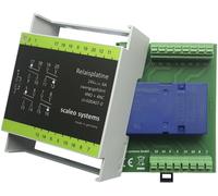 scaleo systems Relais de sécurité avec diode de protection contre les polarités, avec LED, avec boîtier 1 pc(s) Typ 24V 4-fach 4 inverseurs (RT)