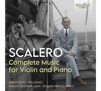 Rosario Scalero – Musique complète pour violon et piano – CD – Edel