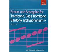 Scales and arpeggios for trombone, bass trombone, baritone and euphonium grades 1-8