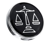 Scales of Lawyer Broche classique en laiton pour collier 1,8 cm