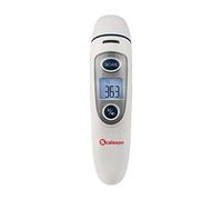 SCALESON S240 Thermomètre clinique infrarouge sans contact/Thermomètre auriculaire/Thermomètre frontal avec écran LCD/Rappel de mémoire/Alarme de fièvre