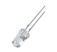 Scalewbin Lot de 100 diodes électroluminescentes rondes 5 mm