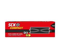 SCALEXTRIC Accessoires et extensions de circuits de course compact échelle 1:43 (piste de changement de rail x2)