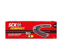 Scalextric Accessoires et Extensions de Circuits de Course Compact Échelle 1:43 (Set Courbe Peraltée)