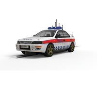 Scalextric - C4429 - Subaru Impreza WRX, Voitures Édition Police, Rue et Rallye