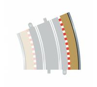 Scalextric C8238 R4 Curve Outer Borders 22.5° (4 pcs)