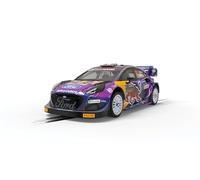 Scalextric Cars - C4448 Ford Puma WRC - Sebastien Loeb - Voiture pour Circuit de Course ou Set - Idées Cadeaux pour garçon/Fille de 5 Ans, Violet
