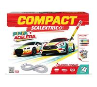 SCALEXTRIC Circuit Compact - Piste de Course complète - Échelle 1:43 (Peinture et accélération)