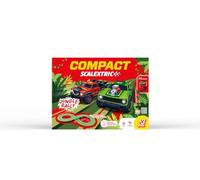 SCALEXTRIC - Circuit Compact - Piste de Course complète - Voitures et Commandes incluses - Échelle 1:43 (Jungle Rally Scalextric Pista) - A Piles