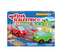 SCALEXTRIC Circuit préscolaire My First Scalextric - Piste de Course complète, Voitures et télécommandes incluses - Jouet pour Enfants à partir de 3 Ans