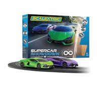 Scalextric Jeux de pistes de course pour enfants - C1457M Supercar Showdown - Lamborghini vs. Lamborghini - Kit de course électrique pour garçons et filles de 5 ans et plus, jouets et jeux de voiture