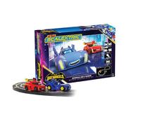 Scalextric Micro Mes Premiers Circuits Scalextric pour Enfants à partir de 3 Ans - G1185M - Mini-Voiture de Course Batman vs Robin Batwheels, Circuit de Course pour garçons