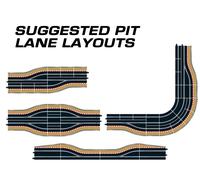 ScaleXtric Voie d'accès à la voie des stands C7015 – Capteur inclus (à droite)