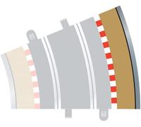 Scalextric C8224 R3 Curve Outer Borders 22.5° (4 pcs)