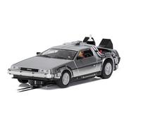 Scalextric Retour vers le futur 2 Delorean 1:32 Slot Race Car C4249 Argent