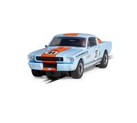 Scalextric Shelby GT350 - Édition Gulf Voiture Sur Rail - C4570