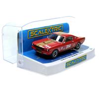 Scalextric - C4658 Circuit de Voitures Miniatures Shelby GT350H - Rouge et Or