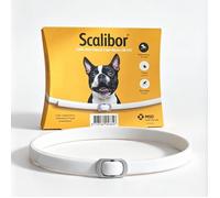 Scalibor Collier Anti-Tiques 48 cm - Protection contre tiques, moustiques et phlébotomes pour petit et moyen chien Version Francais