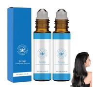 Scalipy Hair Growth Serum pour la perte de cheveux et l'éclairage, le sérum de croissance des cheveux en écaille écaillée, Roll On, Hair Revival Ampoule, pour les femmes et les hommes (2PC)